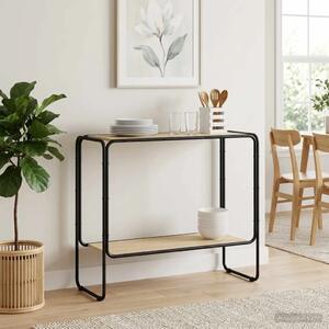 Komoda Hrast sonoma 93.5 x 38 x 75 cm Prerađeno drvo - Hrast sonoma 93.5 x 38 x 75 cm