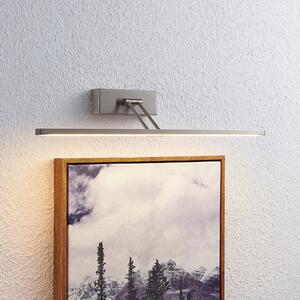 Lucande Thibaud LED svjetlo za slike, nikal, 51,4 cm, Sivo, Dnevni boravak/blagovaonica, Metal