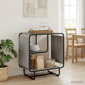 Komoda Siva Sonoma 60 x 37 5 x 64 5 cm Konstruirano drvo - Siva Sonoma 60 x 37 5 x 64 5 cm