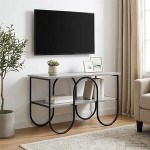 TV stalak 80 x 40 x 50 cm Siva Sonoma Konstruirano drvo - Siva Sonoma 80 x 40 x 50 cm