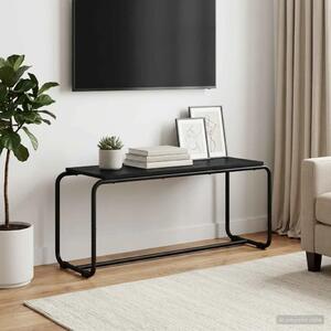 TV stalak 98 x 35.5 x 42 cm Crni hrast Konstruirano drvo - Crni hrast 98 x 35.5 x 42 cm