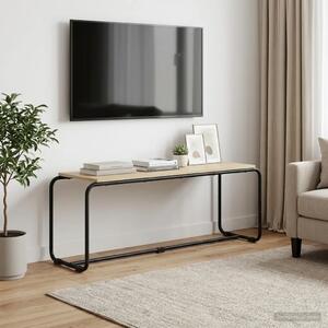 TV stalak 113.5 x 35.5 x 42 cm Hrast sonoma Konstruirano drvo - Hrast sonoma 113.5 x 35.5 x 42 cm