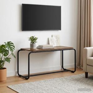 TV stalak 80 x 35.5 x 42 cm Dimljeni hrast Konstruirano drvo - Dimljeni hrast 80 x 35.5 x 42 cm