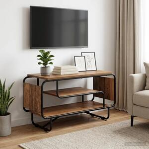 TV stalak 80 x 36 x 45 cm Staro drvo Konstruirano drvo - Staro drvo 80 x 36 x 45 cm