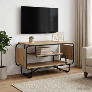 TV stalak 80 x 36 x 45 cm Hrast artisan Konstruirano drvo - Hrast artisan 80 x 36 x 45 cm