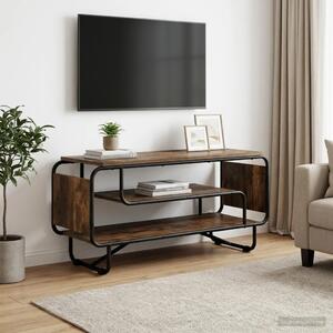 TV stalak 98 x 36 x 45 cm Dimljeni hrast Konstruirano drvo - Dimljeni hrast 98 x 36 x 45 cm