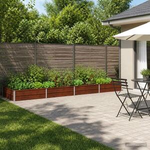 Povišeni vrtni krevet Rđa 320 x 80 x 24 cm corton - 320 x 80 x 24 cm Otporni čelik