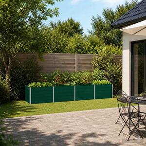 Povišeni vrtni krevet Zelena 320 x 80 x 55 cm - 320 x 80 x 55 cm Zelena