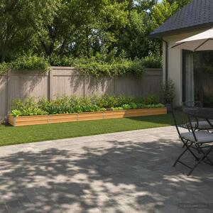 Povišeni vrtni krevet Prirodna 480 x 40 x 24 cm - 480 x 40 x 24 cm Prirodna