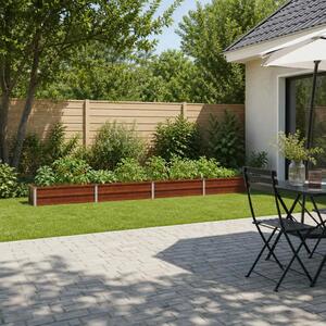 Povišeni vrtni krevet Rđa 320 x 40 x 24 cm corton - 320 x 40 x 24 cm Otporni čelik