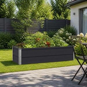 Povišeni vrtni krevet Antracit 100 x 40 x 24 cm - 100 x 40 x 24 cm Antracit