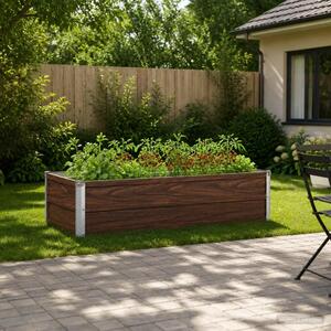 Povišeni vrtni krevet Crna 100 x 40 x 24 cm - 100 x 40 x 24 cm Crna
