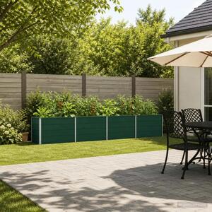 Povišeni vrtni krevet Zelena 320 x 40 x 55 cm - 320 x 40 x 55 cm Zelena