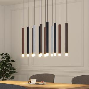 Lucande LED visilica Stoika, 80cm, 16 žarulja, četvrtasta, prigušiva, Višebojno, Dnevni boravak/blagovaonica, Plastika
