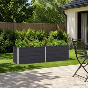 Povišeni vrtni krevet Antracit 160 x 40 x 55 cm - 160 x 40 x 55 cm Antracit