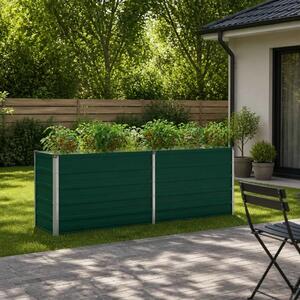 Povišeni vrtni krevet Zelena 160 x 40 x 55 cm - 160 x 40 x 55 cm Zelena