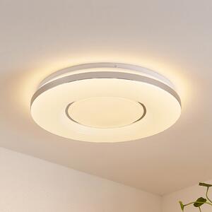 Lindby LED stropna svjetiljka Robini, Ø 48 cm, CCT, prigušiva, prigušiva, Metalik, Dnevni boravak/blagovaonica, Metal