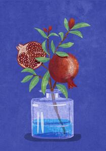 Ilustracija Pomegranate in Vase, Raissa Oltmanns