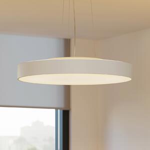 Arcchio LED visilica Vanida, bijela, Ø 60 cm, gore/dolje, prigušiva, Bijela, Kuhinja, Metal