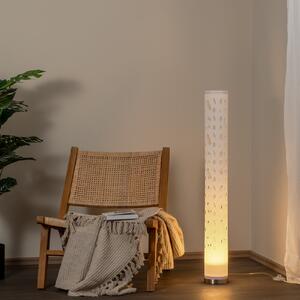 Lindby Alisea podna lampa, 104 cm, bijela, GU10, Bijela, Dnevni boravak/blagovaonica, Plastika