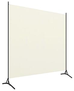 VidaXL Sobna pregrada bijela 175 x 180 cm od tkanine