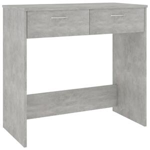VidaXL Radni stol siva boja betonai 80 x 40 x 75 cm od iverice