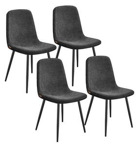 Set blagovaonskih stolica od 4 komada - Siva