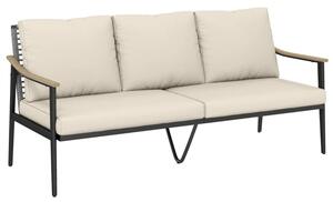 Vrtna sofa od ratana za 3 osobe