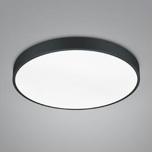 Trio Lighting LED stropna svjetiljka Waco, CCT, Ø 49,5 cm, mat crna, prigušiva, Crno, Dnevni boravak/blagovaonica, Metal