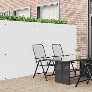 Vrtna ograda dvostrana bijela 1 8x5 m PVC - Bijela 180 x 500 cm