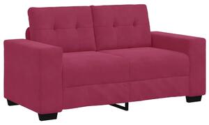 Dvosjed Vinska crvena 160 cm Baršun - boja crnog vina 160 cm