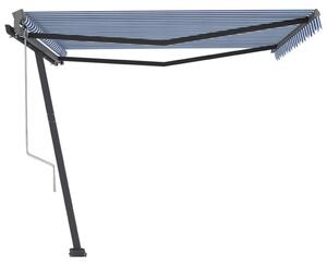 VidaXL Samostojeća automatska tenda 400 x 300 cm plavo-bijela