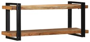 Zidna polica 110x33x45 cm puno drvo bagrem - 110 x 33 x 45 cm Masivno bagremovo drvo