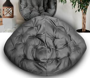 Sivi jastuk za viseću stolicu