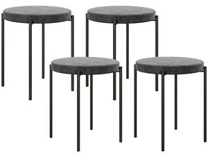 Blagovaonska stolica Accent Chair - tamnosiva