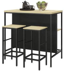 Barski set, 2 barske stolice i 1 barski stol