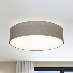 B.K. Licht Litora stropna svjetiljka, taupe, Ø 38 cm, tekstil, E27, prigušiva, Smeđa / hrđa, Dnevni boravak/blagovaonica, Tkanina / tekstil