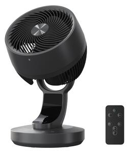 Ventilator s LED zaslonom, tihi ventilator - Crna - 26x25x38,4 cm