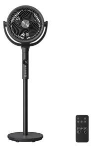 Ventilator s LED zaslonom, tihi ventilator - Crna - 111,7 x 35,4 x 23,8 cm