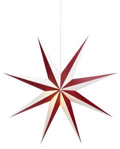Markslöjd 704523 - Božićne dekoracije ALVA 1xE14/25W/230V crvena/bijela 75 cm