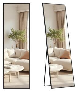 Pravokutno ogledalo pune dužine s čvrstim okvirom za moderne prostore - 150 x 40 cm