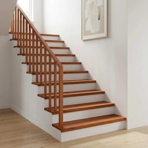 Step treads 20 kom. 70 x 25 x 2 cm Smeđa Čvrsto drvo bukve - Smeđa 70 x 25 x 2 cm 20