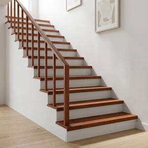 Step treads 20 kom. 100 x 25 x 2 cm Smeđa Čvrsto drvo bukve - Smeđa 100 x 25 x 2 cm 20