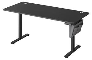Električni radni stol podesiv po visini 60 x 120 x (72-120) cm - Crna