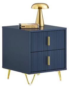 Noćni ormarić plavi D40 x Š40 x V47 cm