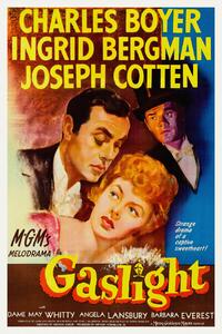 Reprodukcija umjetnosti Gaslight, Ft. Angela Lansbury (Vintage Cinema / Retro Movie Theatre Poster / Iconic Film Advert), (26.7 x 40 cm)