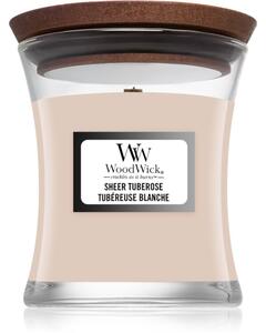 Woodwick Sheer Tuberose mirisna svijeća 85 g