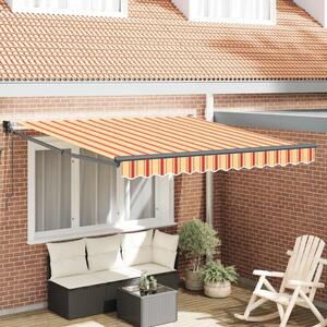 Povlačiva tenda Žuta i narančasta 350 x 250 x 165 cm - Žuta/narančasta/bijela 3 5 x 2 5 m s antracitnim okvirom