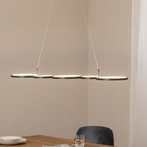 Milagro Lighting Olympia LED viseća svjetiljka, metalna, crna, 4000 K, Crno, Dnevni boravak/blagovaonica, Metal