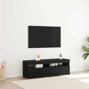 TV ormar 120 x 35 x 40 cm Crni hrast Konstruirano drvo - Crni hrast 120 cm 1